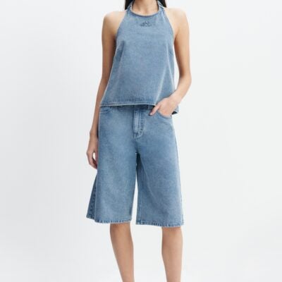 Aje Kendall Denim Jort - Image 1
