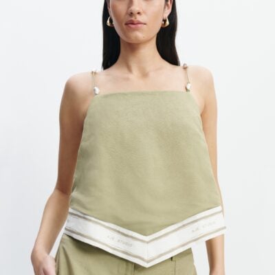 Aje Ivara Tie Back Top - Image 1