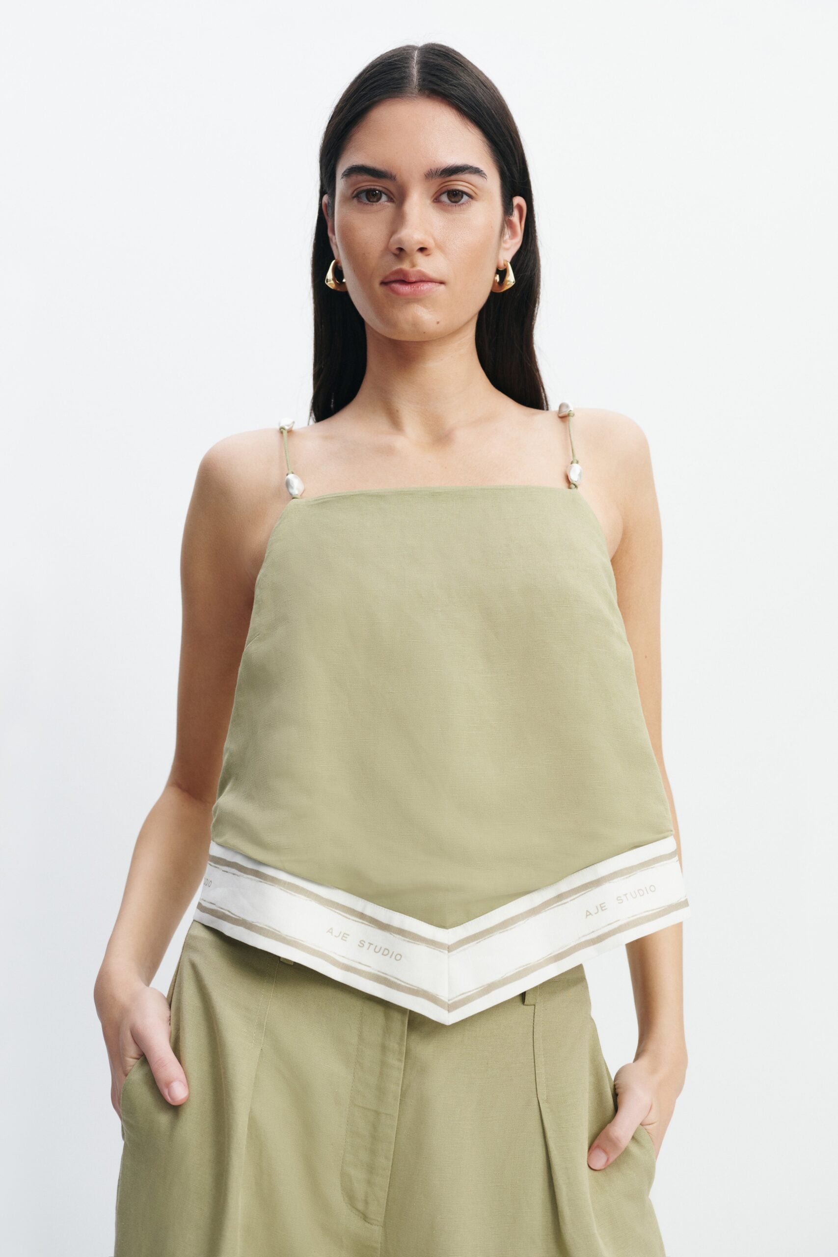 Aje Ivara Tie Back Top - Image 1