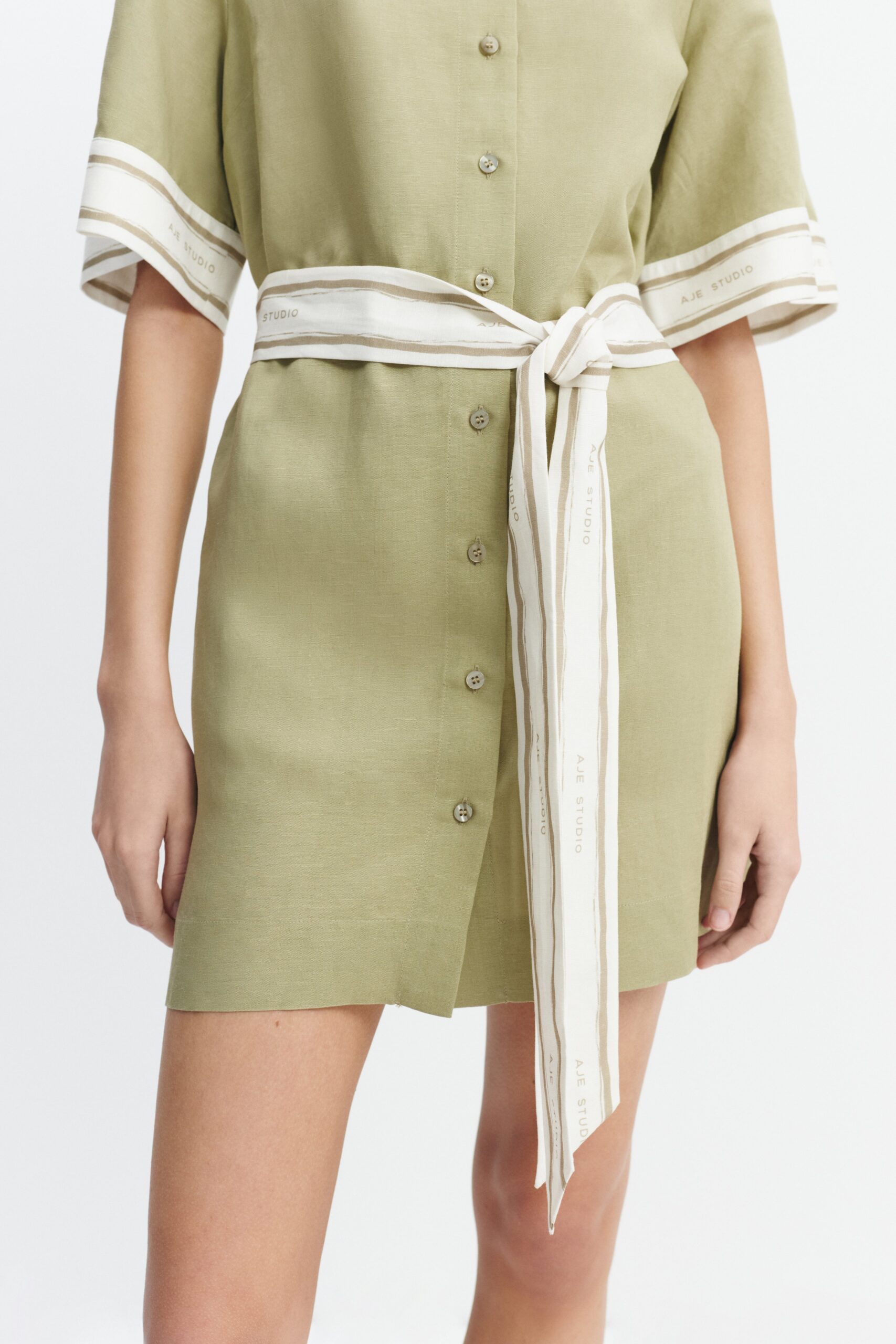 MNAJE200926190225050_3 Aje Ivara Mini Shirt Dress - Image 3