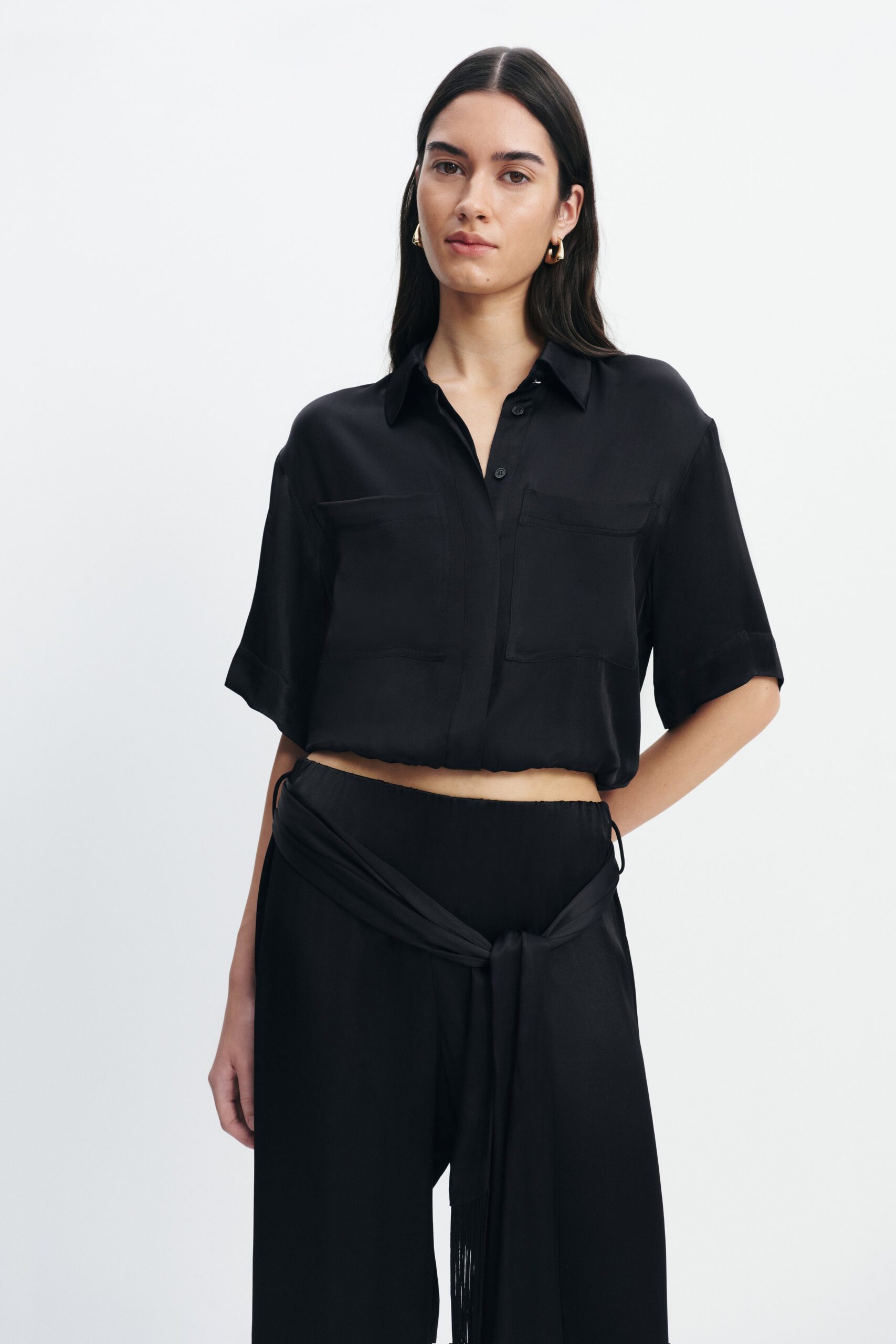 Aje Dawn Bubble Shirt - Image 1