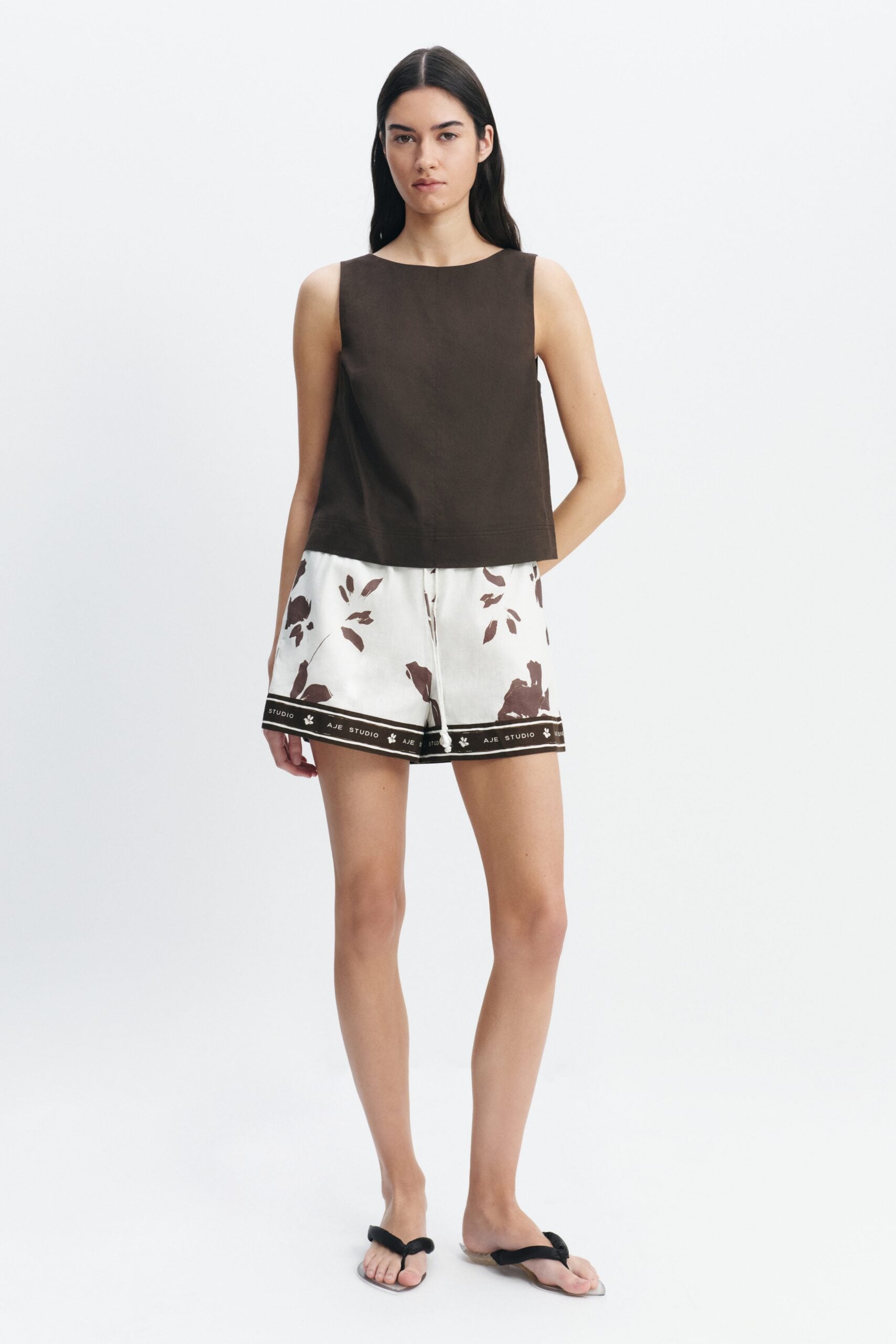 MNAJE200926190225062_3 Aje Corine High Neck Top - Image 3