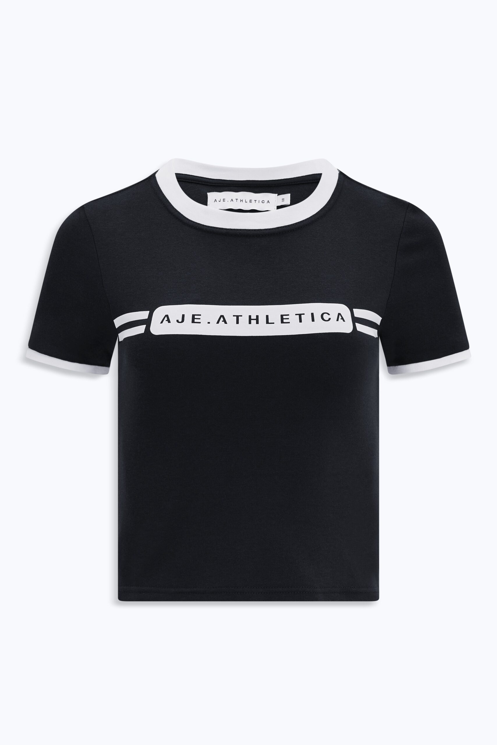 MNAJE200926190225065_2 Aje Contrast Logo Baby Tee - Image 2