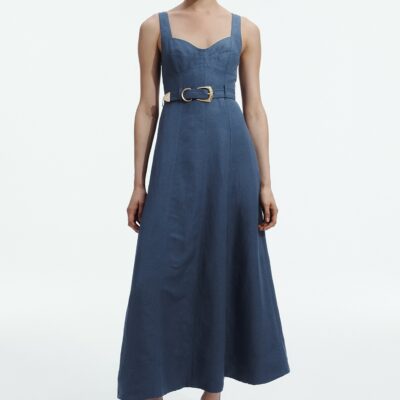 Aje Canvas Midi Dress - Image 1