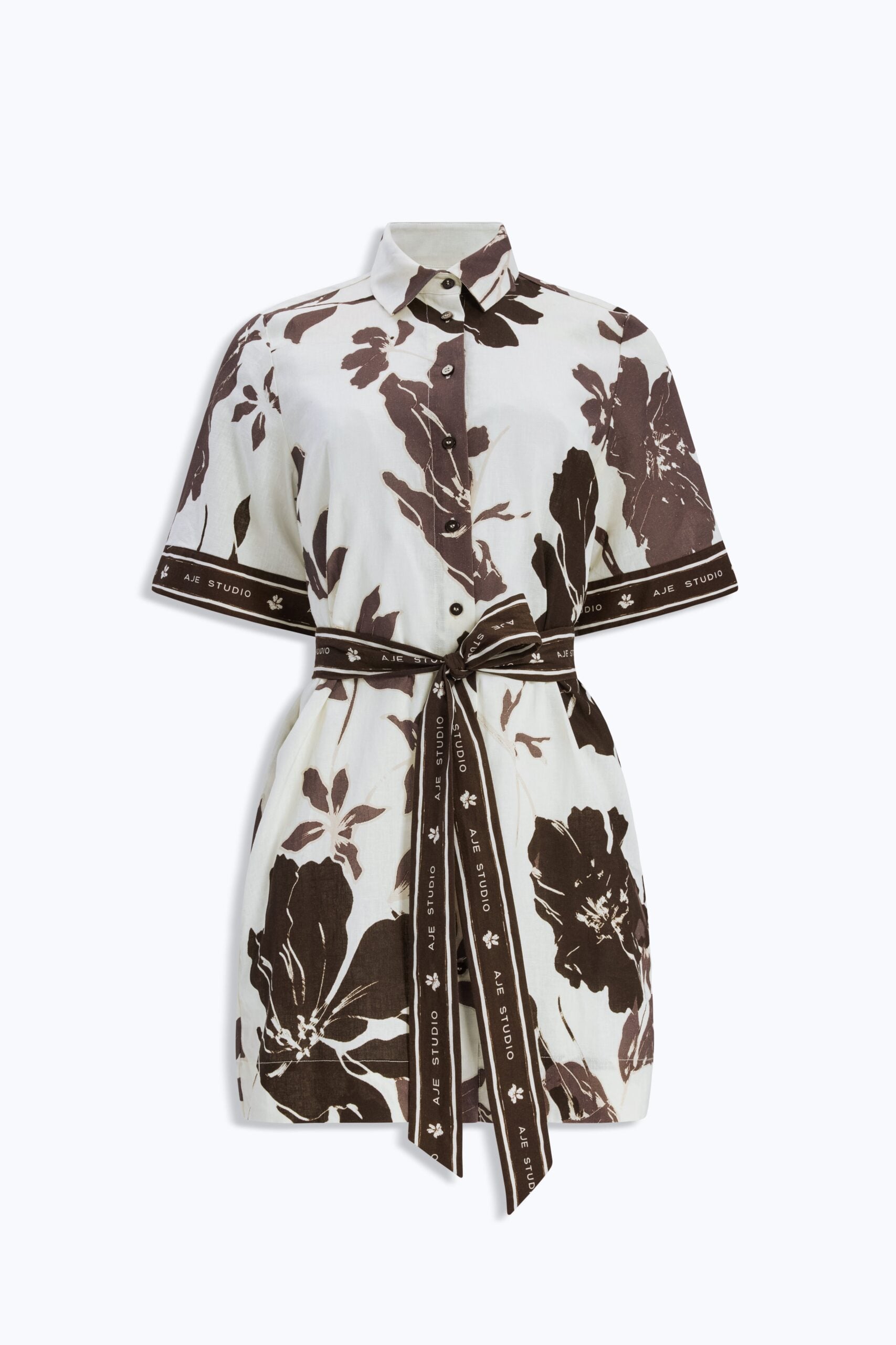 MNAJE200926190225080_2 Aje Addie Mini Shirt Dress - Image 2