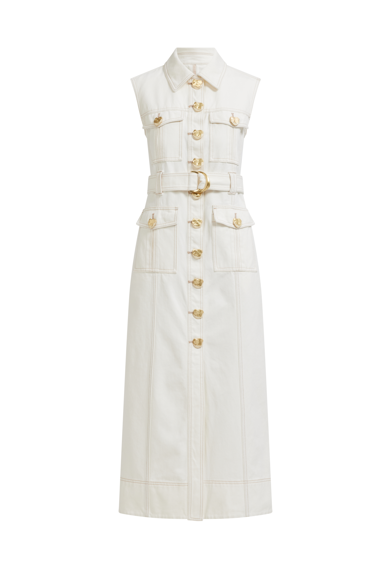 Aje Ivy Denim Midi Dress - Image 2