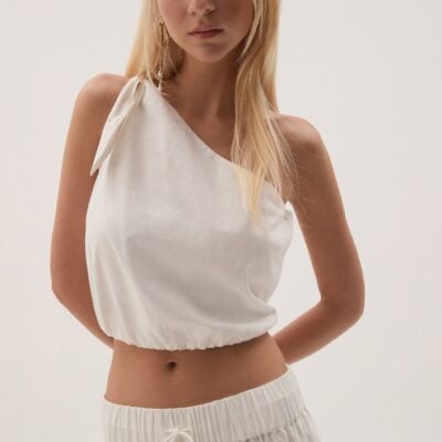 Aje Eden One Shoulder Top - Image 1