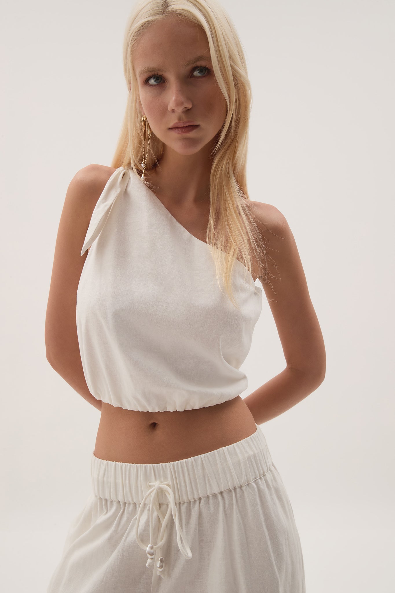 Aje Eden One Shoulder Top - Image 1