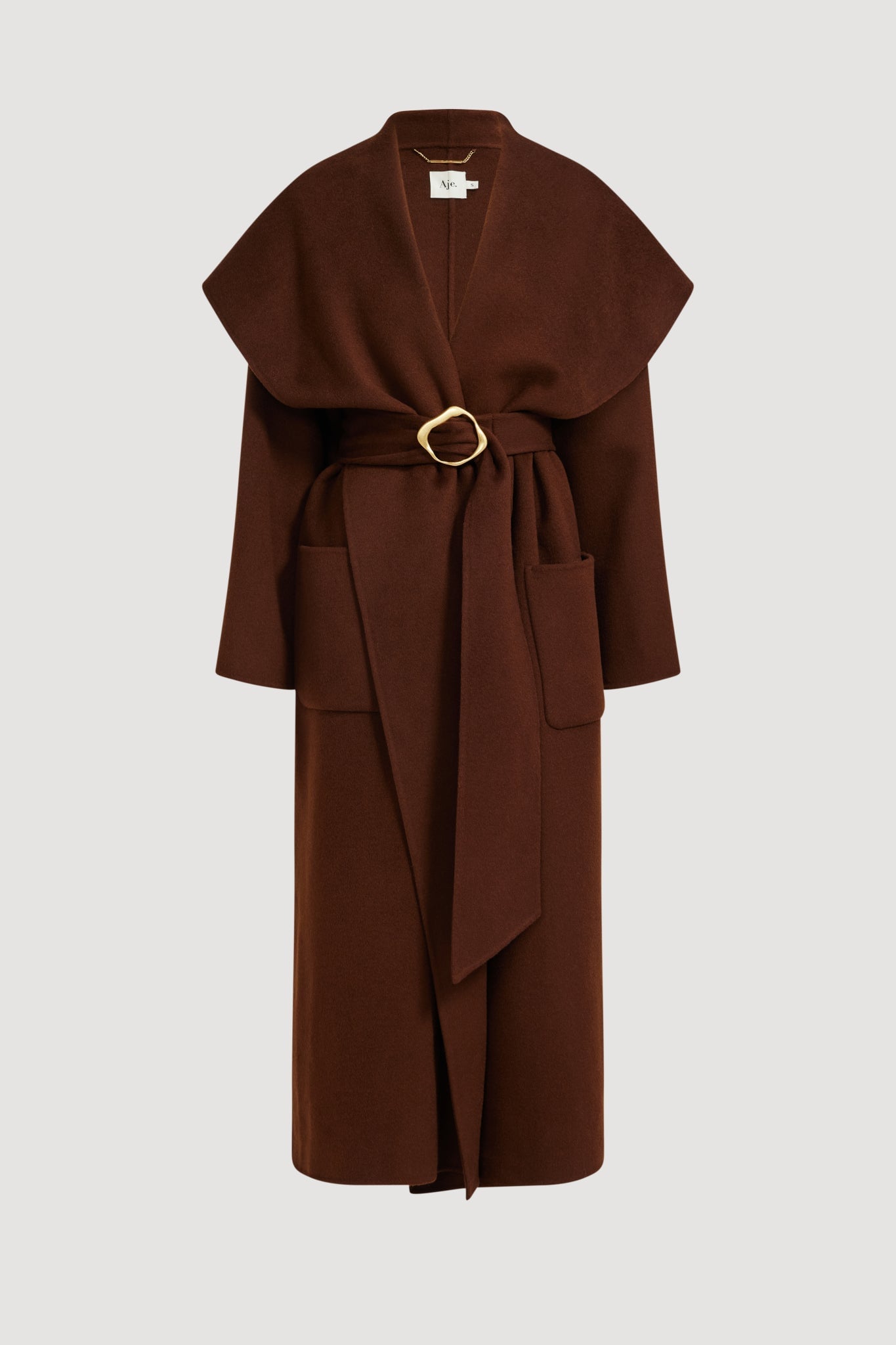 MNAJE200926190225091_2 Aje Eclipse Wool Coat - Image 2