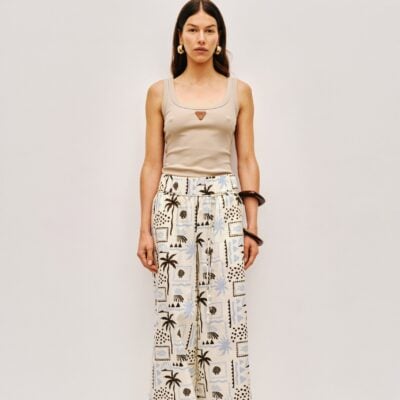 Aje Dessie Belted Relaxed Pant - Image 1