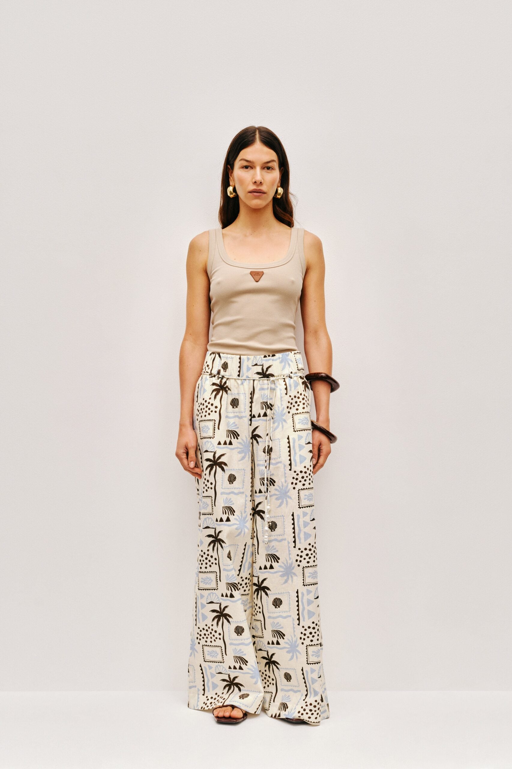 Aje Dessie Belted Relaxed Pant - Image 1