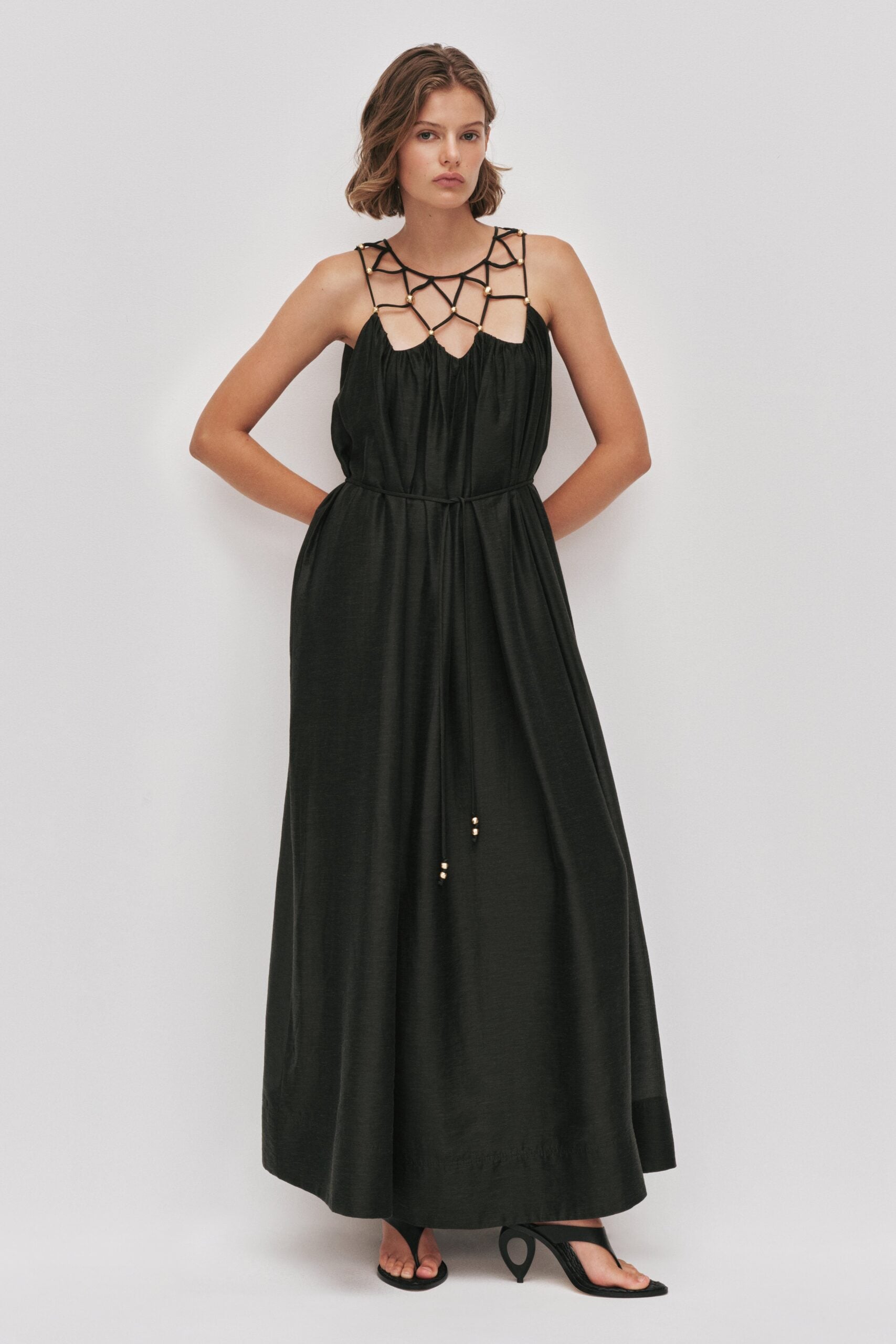 MNAJE200926190225104_3 Aje Della Beaded Dress - Image 3