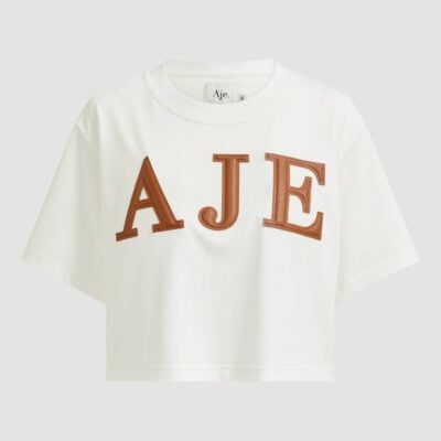 Aje Danila Logo Cropped Tee - Image 2