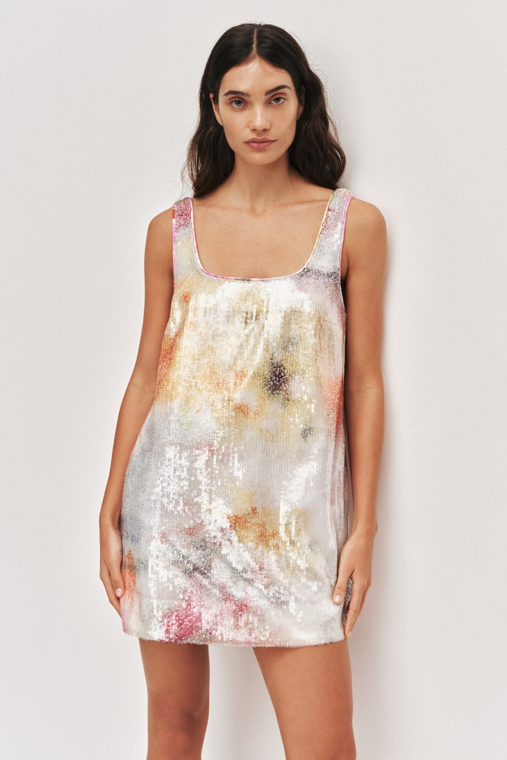 MNAJE200926190225114_2 Aje Dahlia Mini Dress - Image 2