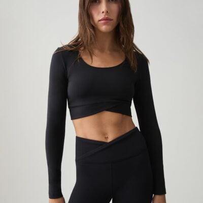 Aje Crossover Long Sleeve Active Top 451 - Image 1