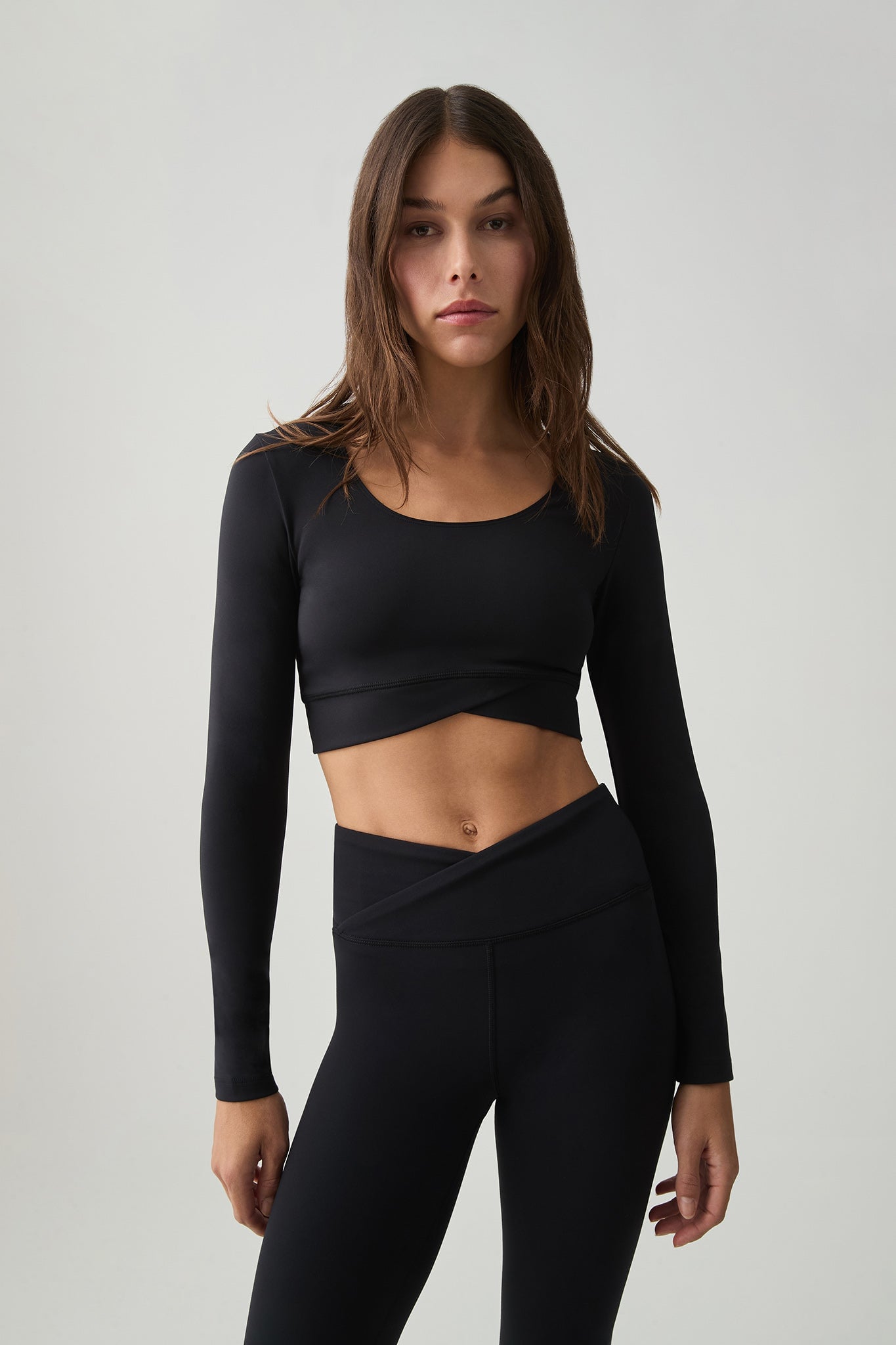 Aje Crossover Long Sleeve Active Top 451 - Image 1