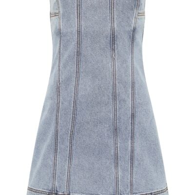 Aje Corie Denim Mini Dress - Image 2