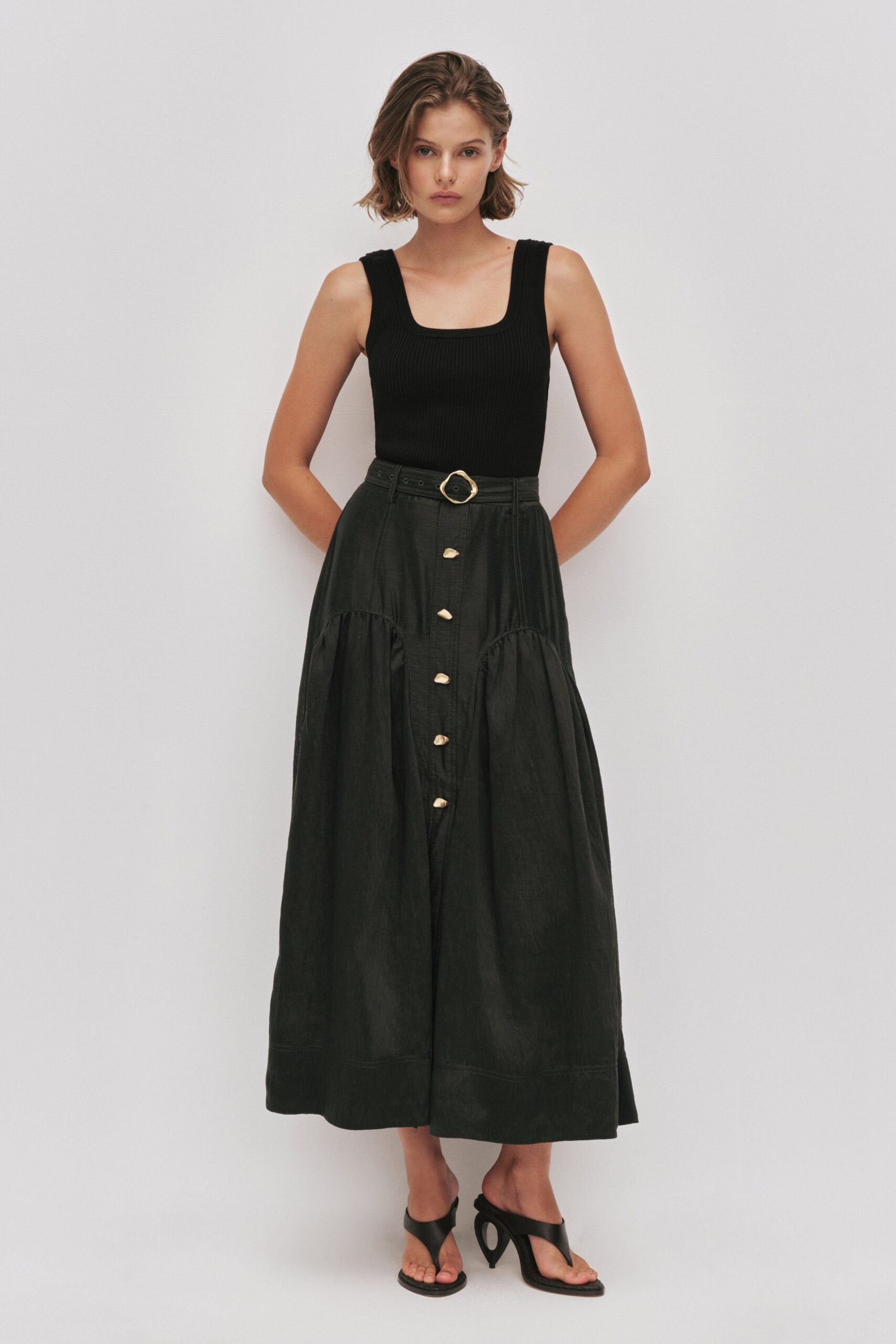 Aje Colide Midi Skirt - Image 1