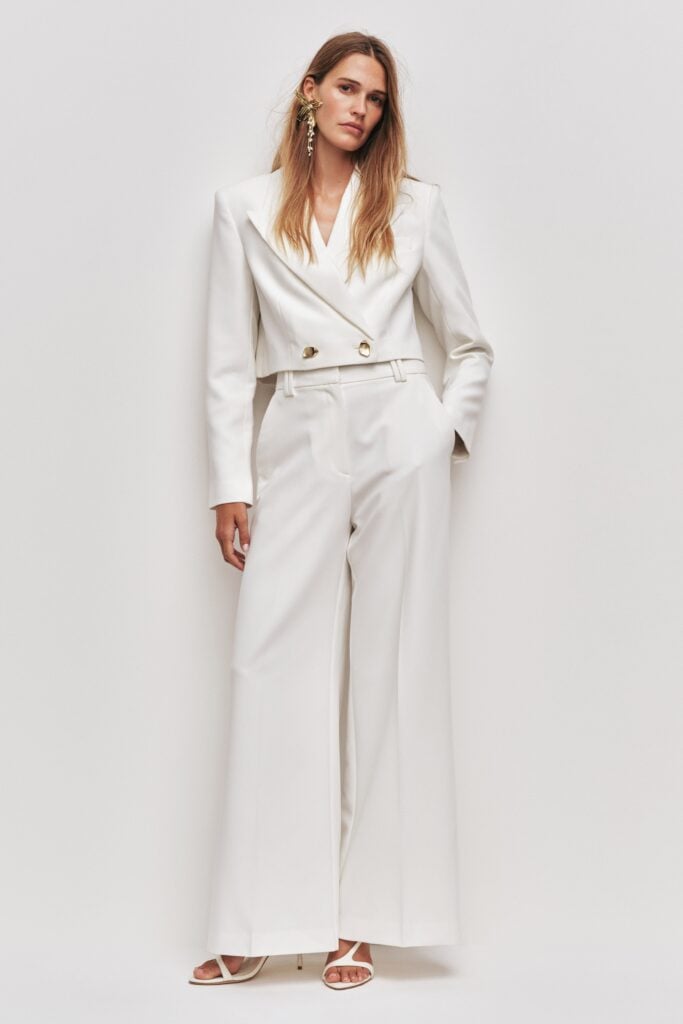 Aje Colette Crop Blazer - Image 1