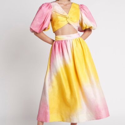 Aje Cloud Burst Midi Skirt - Image 1