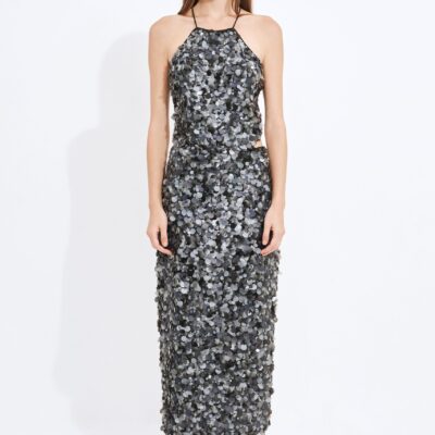 Aje Charlie Sequin Midi Skirt - Image 1