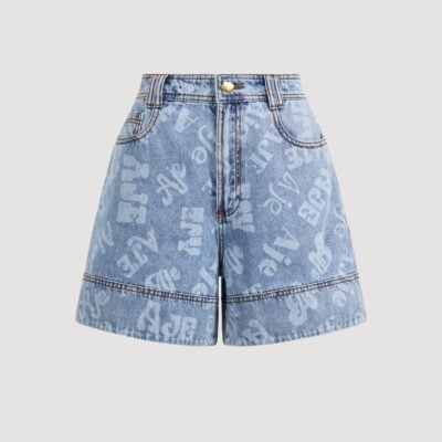 Aje Cary Denim Short - Image 2