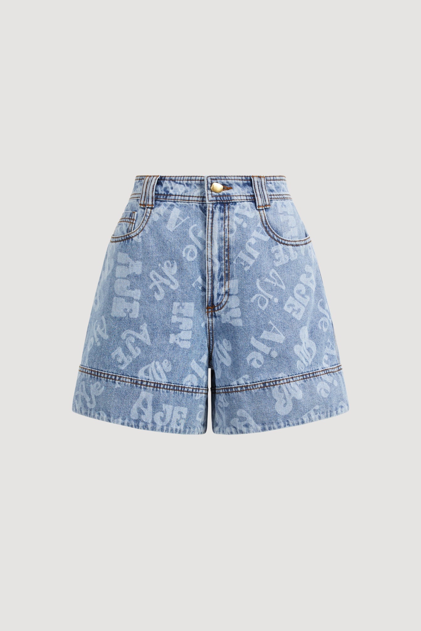 MNAJE200926190225150_2 Aje Cary Denim Short - Image 2