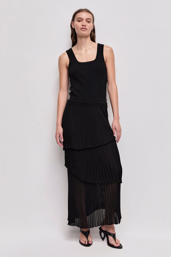 Aje Carmine Knit Midi Skirt - Image 1