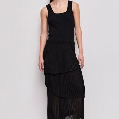 Aje Carmine Knit Midi Skirt - Image 1