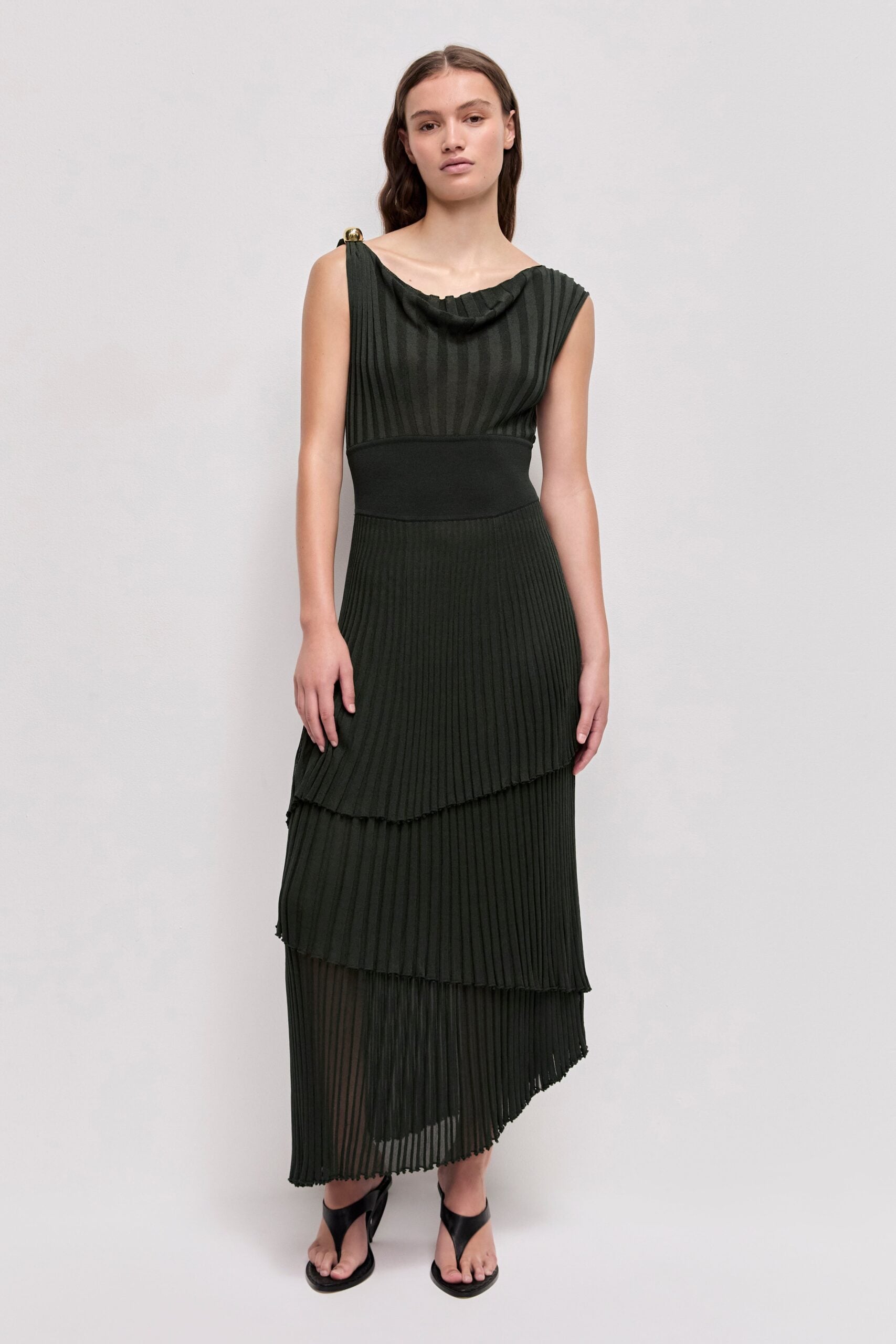 Aje Carmine Knit Midi Dress - Image 1