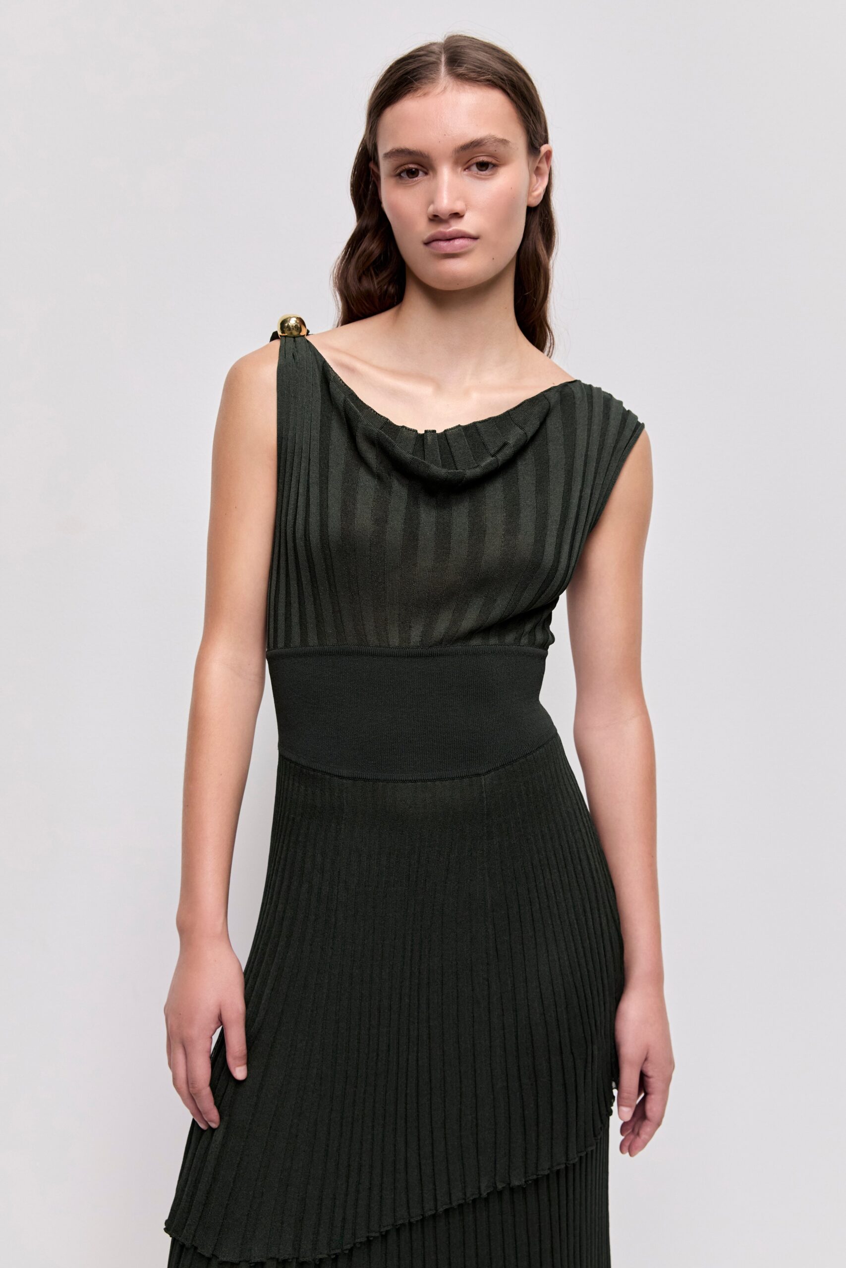 MNAJE200926190225158_3 Aje Carmine Knit Midi Dress - Image 3
