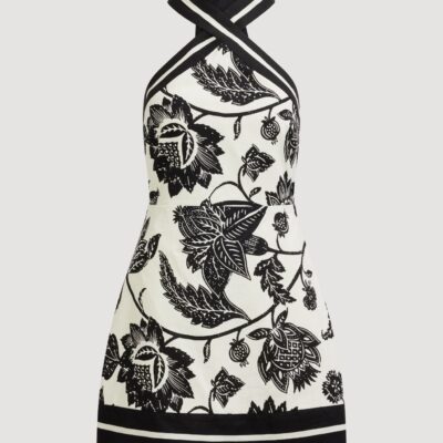 Aje Carmine Halter Mini Dress - Image 2