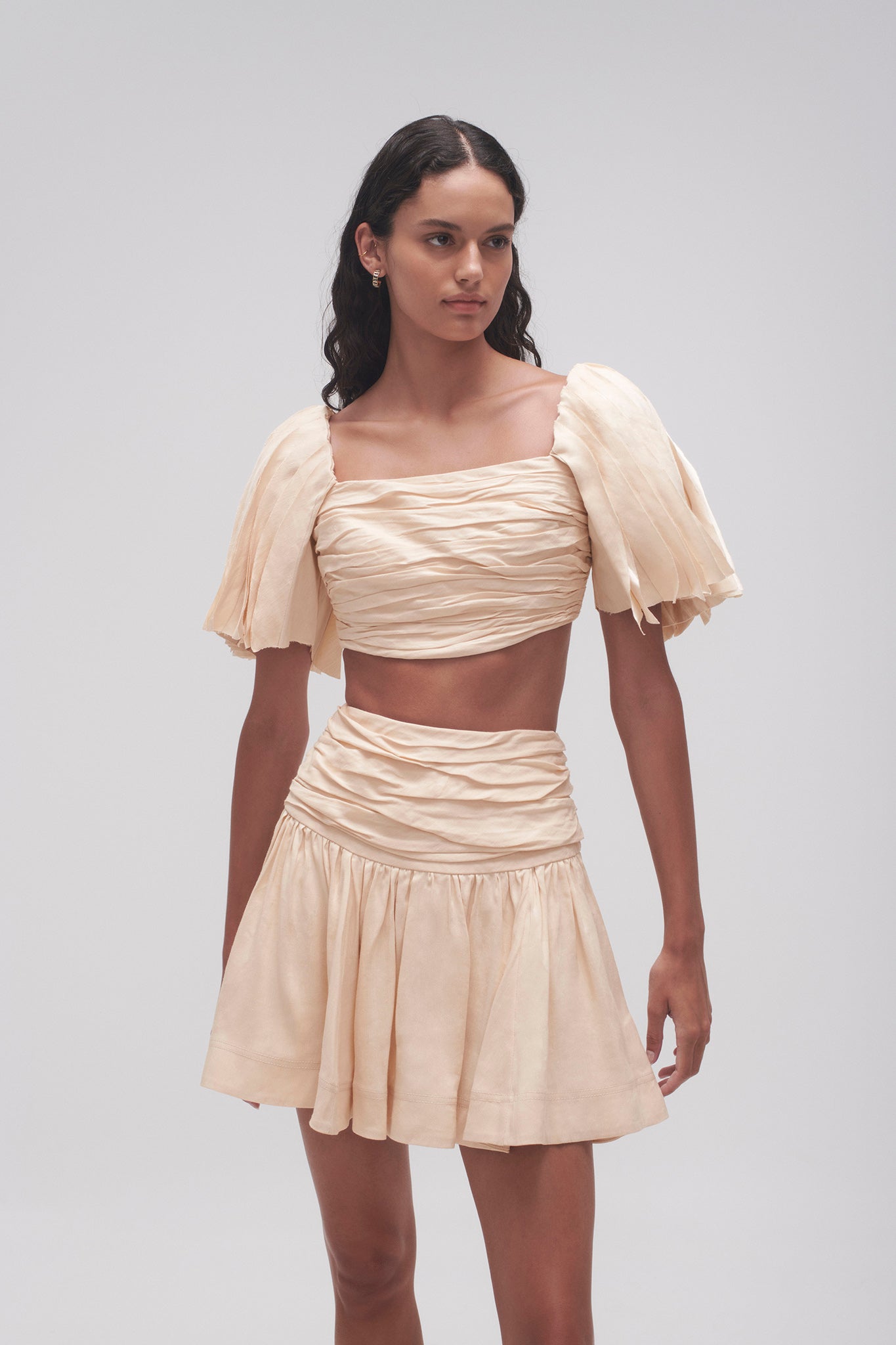 MNAJE200926190225161_3 Aje Cari Ruched Crop Top - Image 3