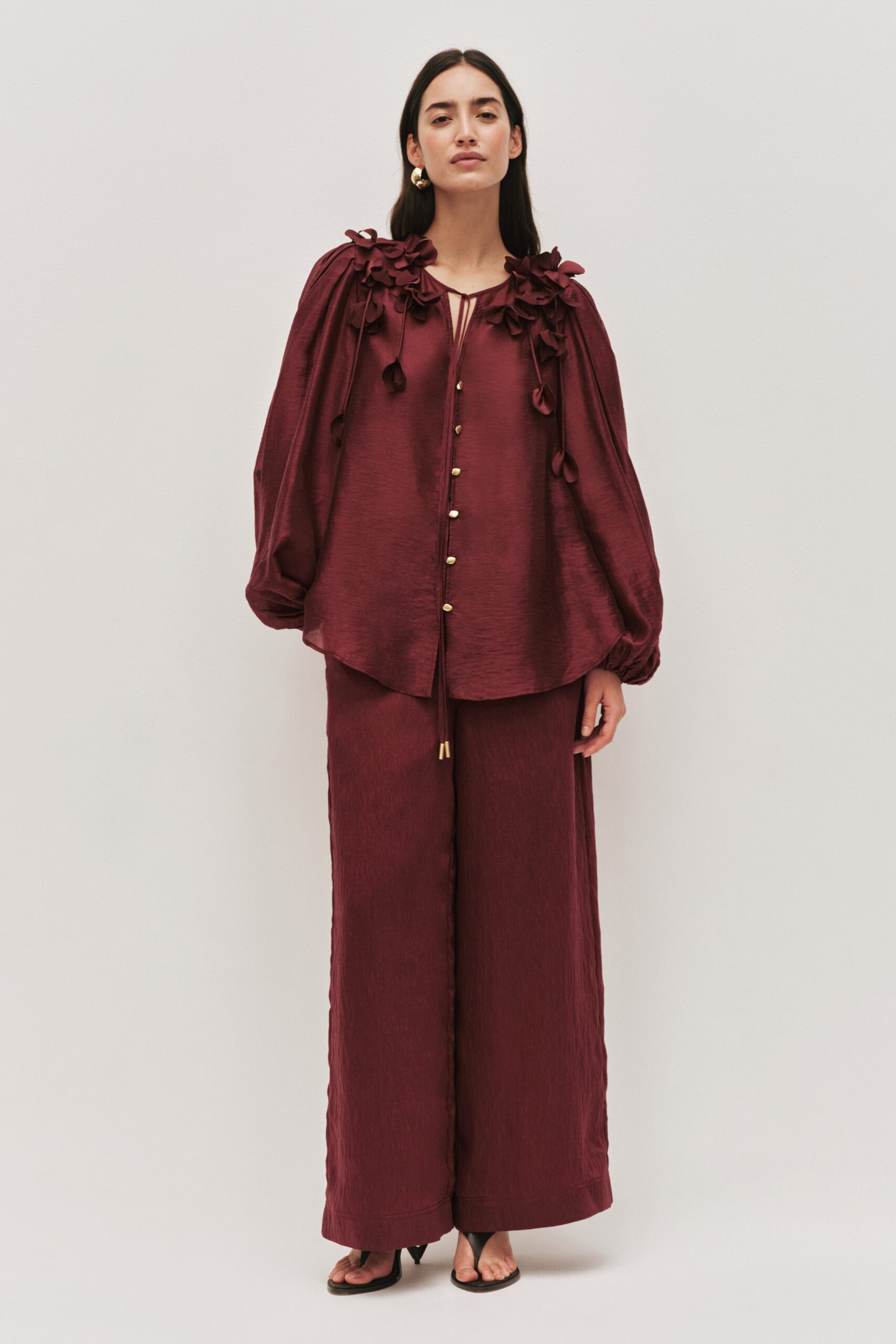 Aje Camille Flower Blouse - Image 1