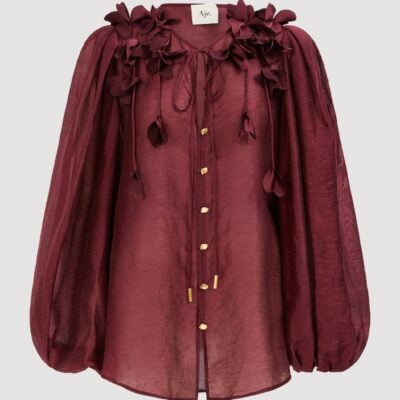 Aje Camille Flower Blouse - Image 2