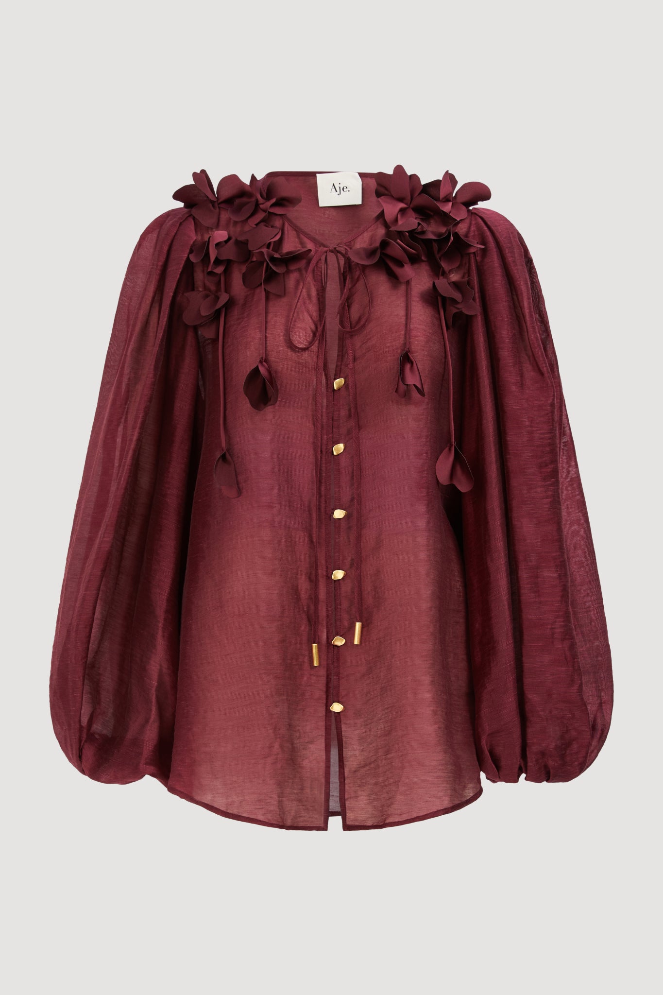 Aje Camille Flower Blouse - Image 2