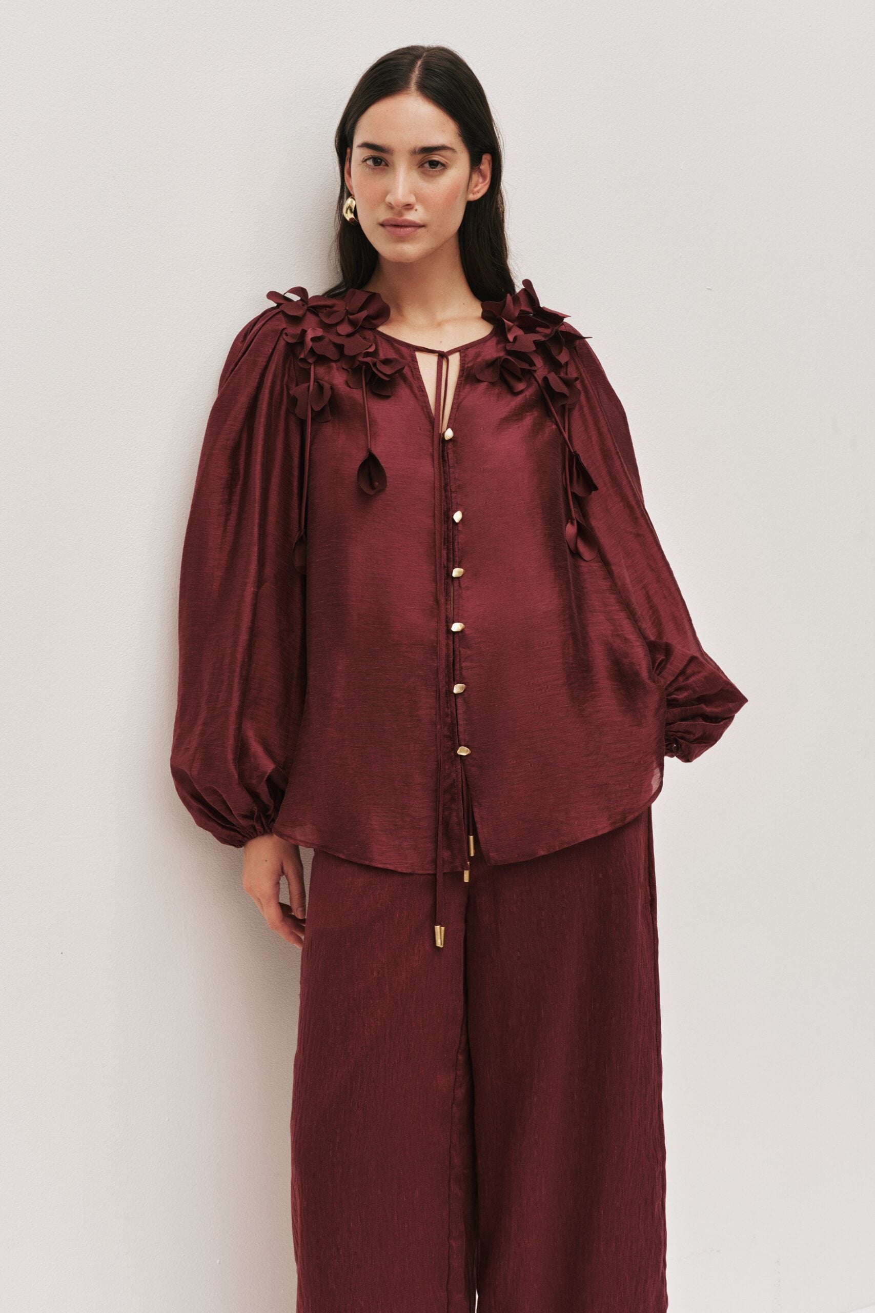 Aje Camille Flower Blouse - Image 3