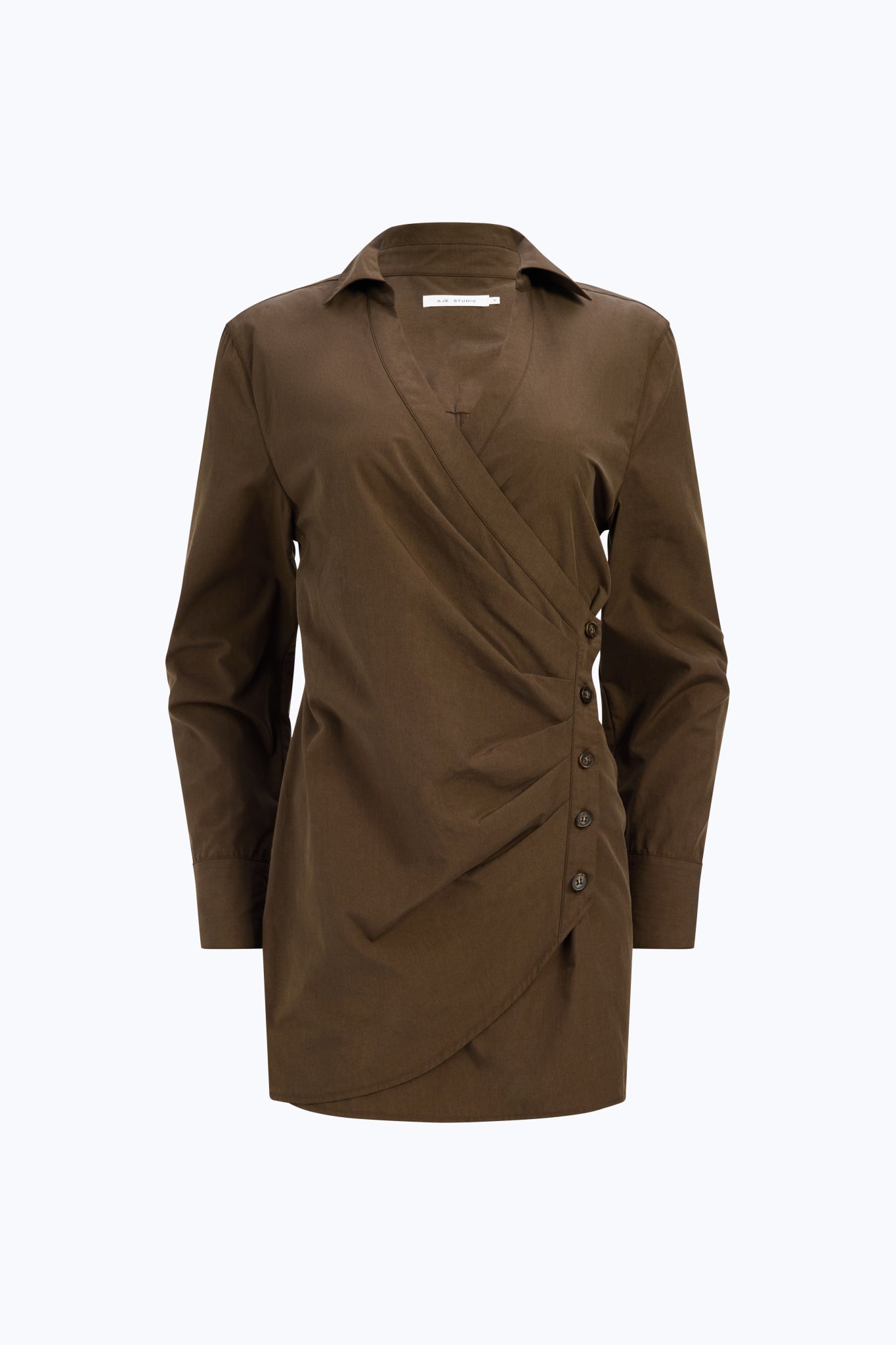 MNAJE200926190225167_2 Aje Cameron Long Sleeve Mini Dress - Image 2
