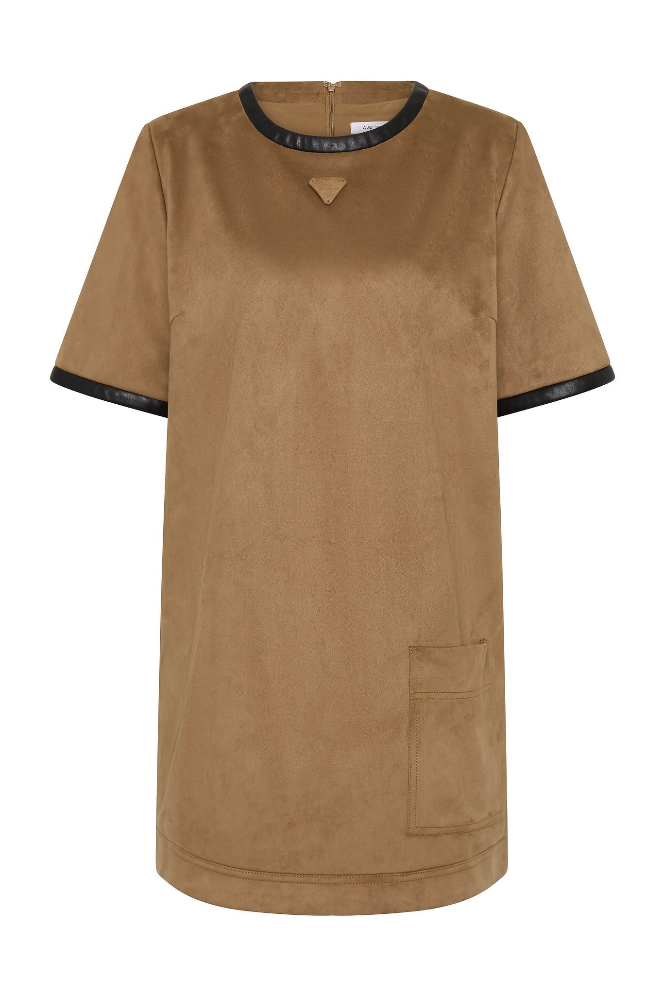 MNAJE200926190225168_2 Aje Calyx Vegan Suede Dress - Image 2