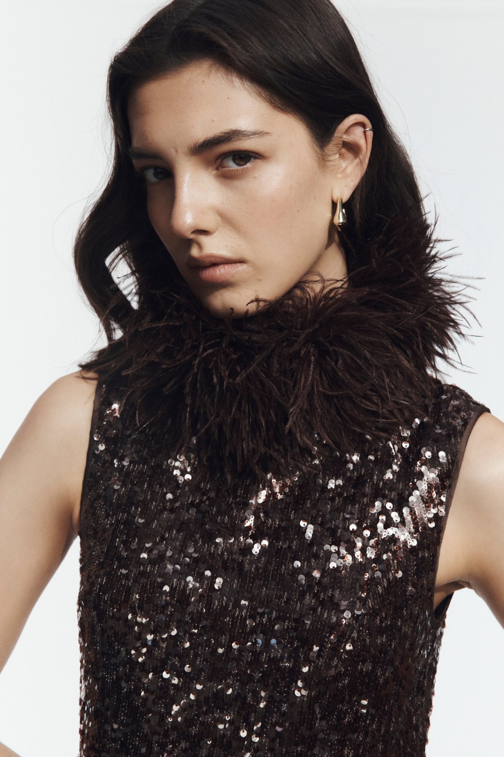 MNAJE270926190251006_3 Aje Elysian Sequin Gown - Image 3