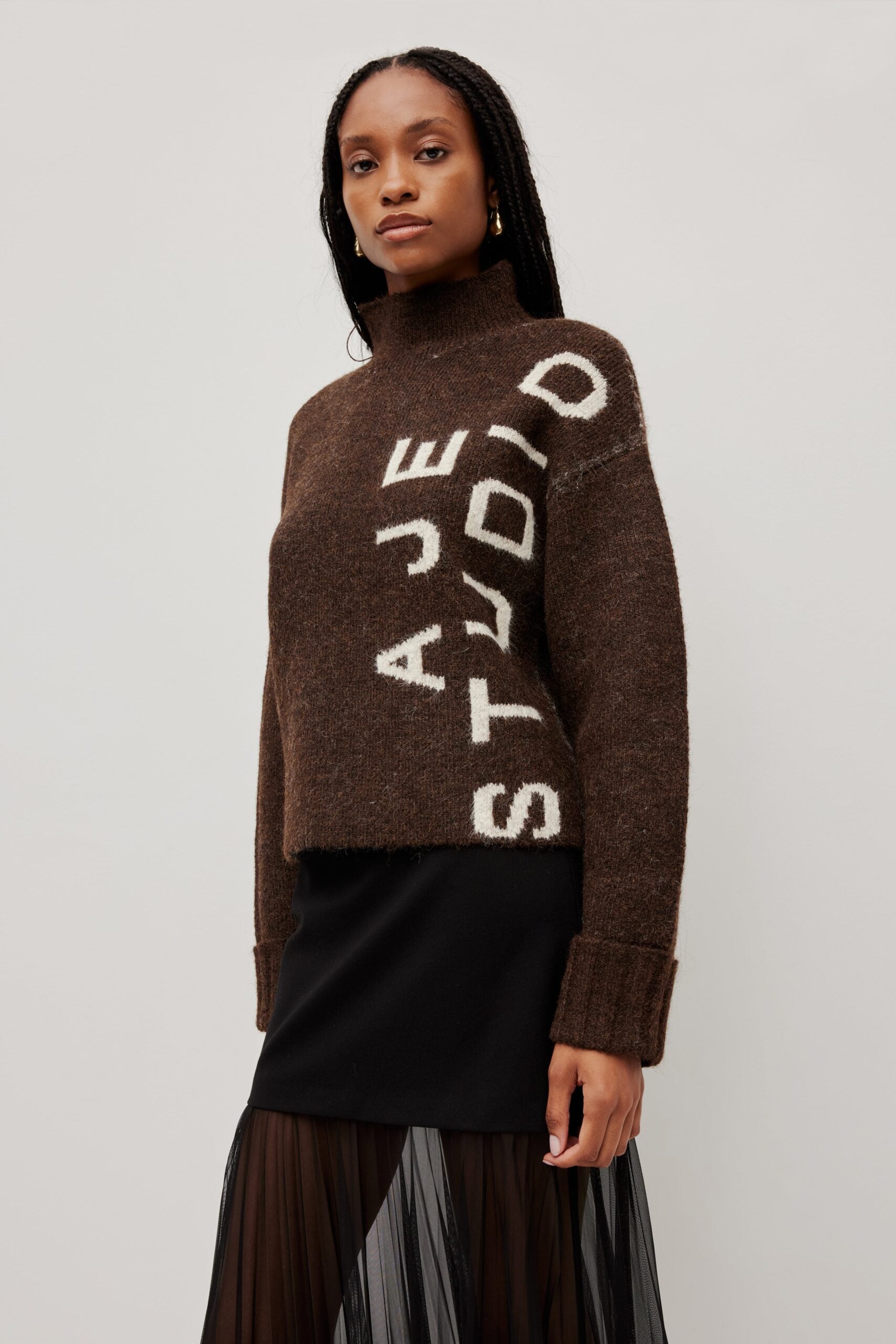 Aje Santiago Logo Knit Jumper - Image 1