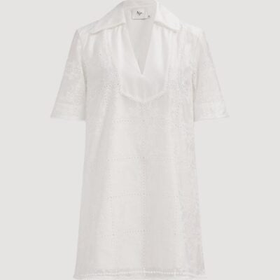 Aje Merritt Embroidered Short Sleeve Dress - Image 2