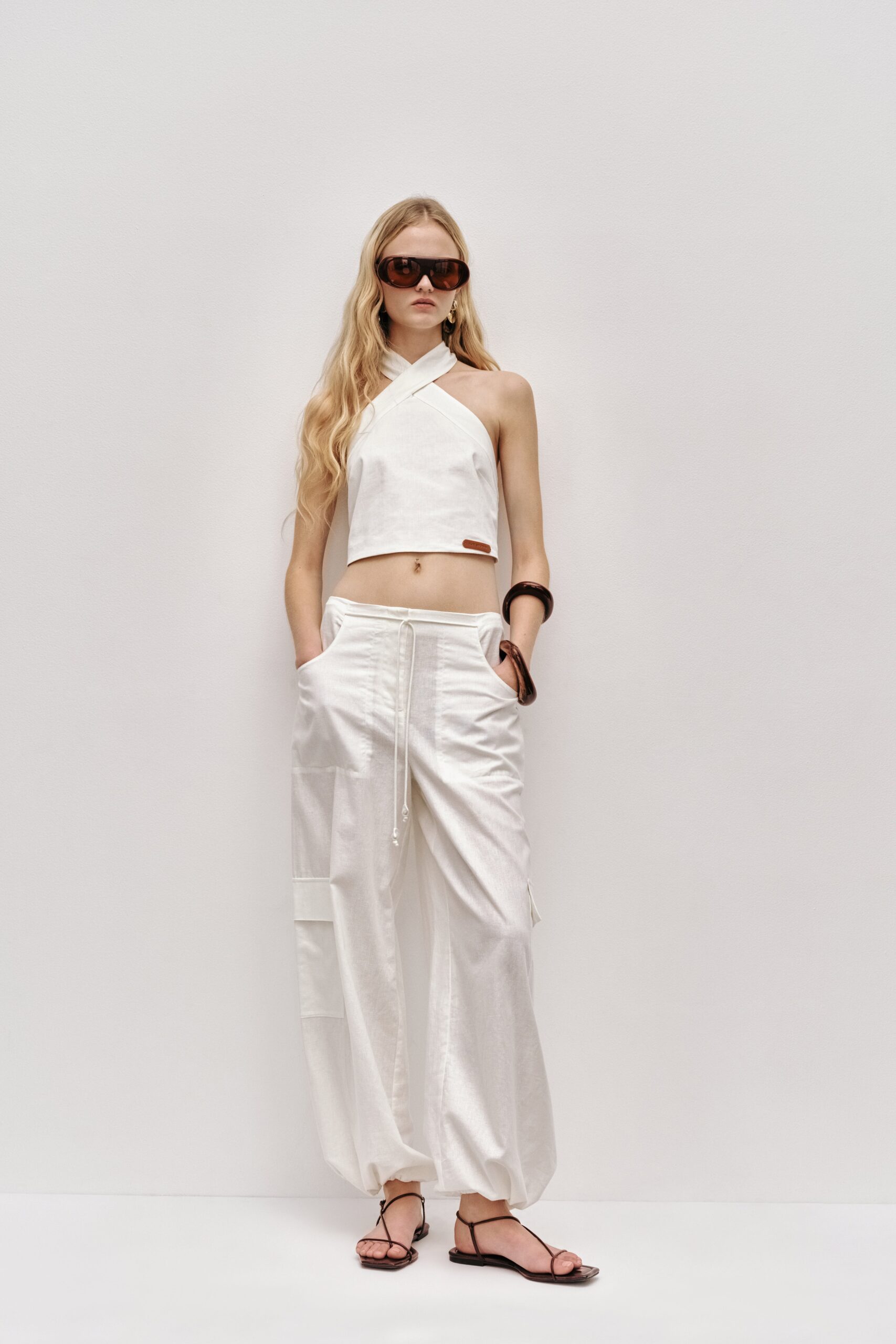 Aje Dessie Tie Back Halter - Image 1