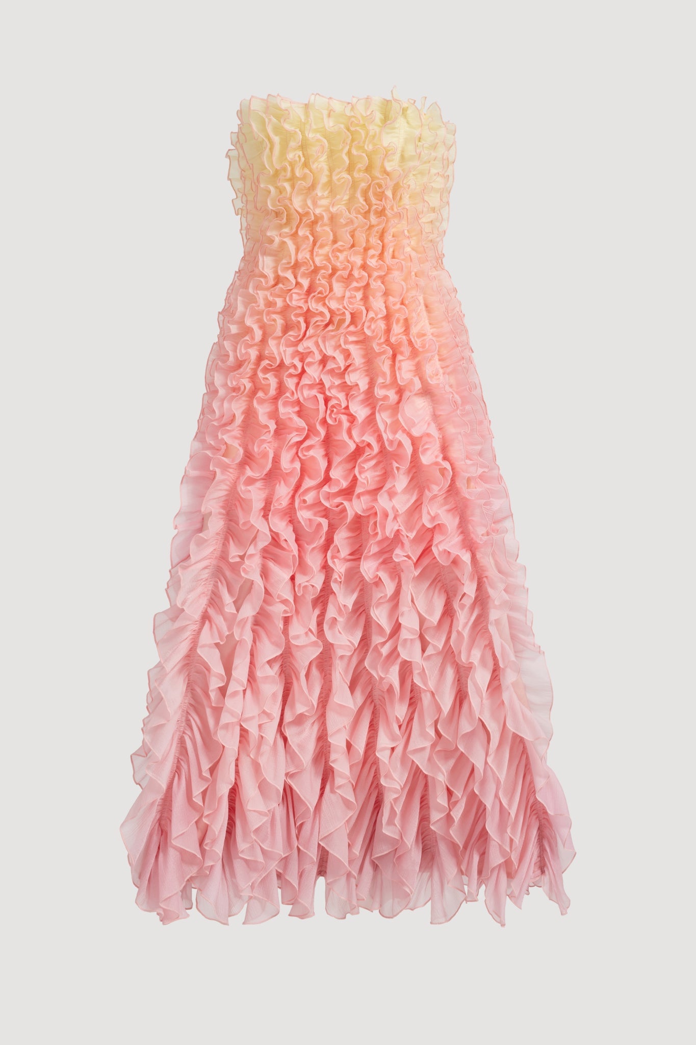 MNAJE270926190251025_2 Aje Delphie Frill Midi Dress - Image 2
