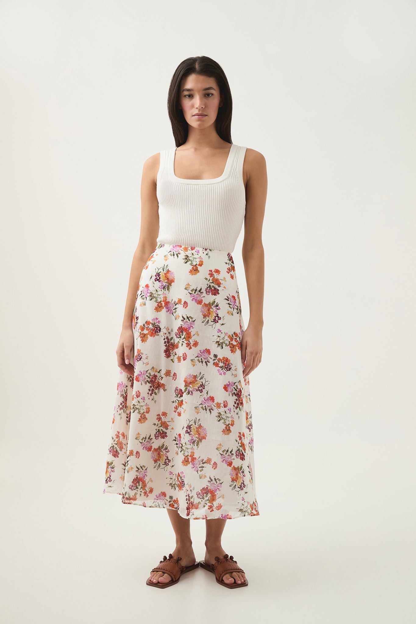 Aje Cyma Circular Midi Skirt - Image 3