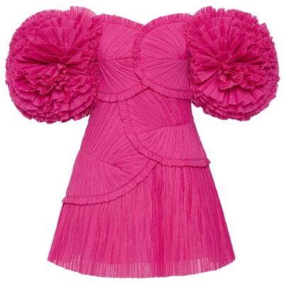 Aje Crystallise Pleated Mini Dress - Image 2