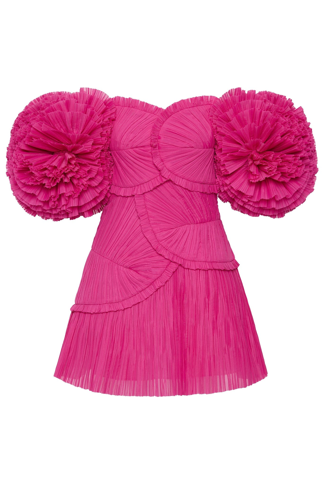 MNAJE270926190251033_2 Aje Crystallise Pleated Mini Dress - Image 2