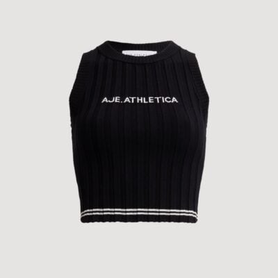 Aje Crop Knit Logo Tank 135 - Image 2