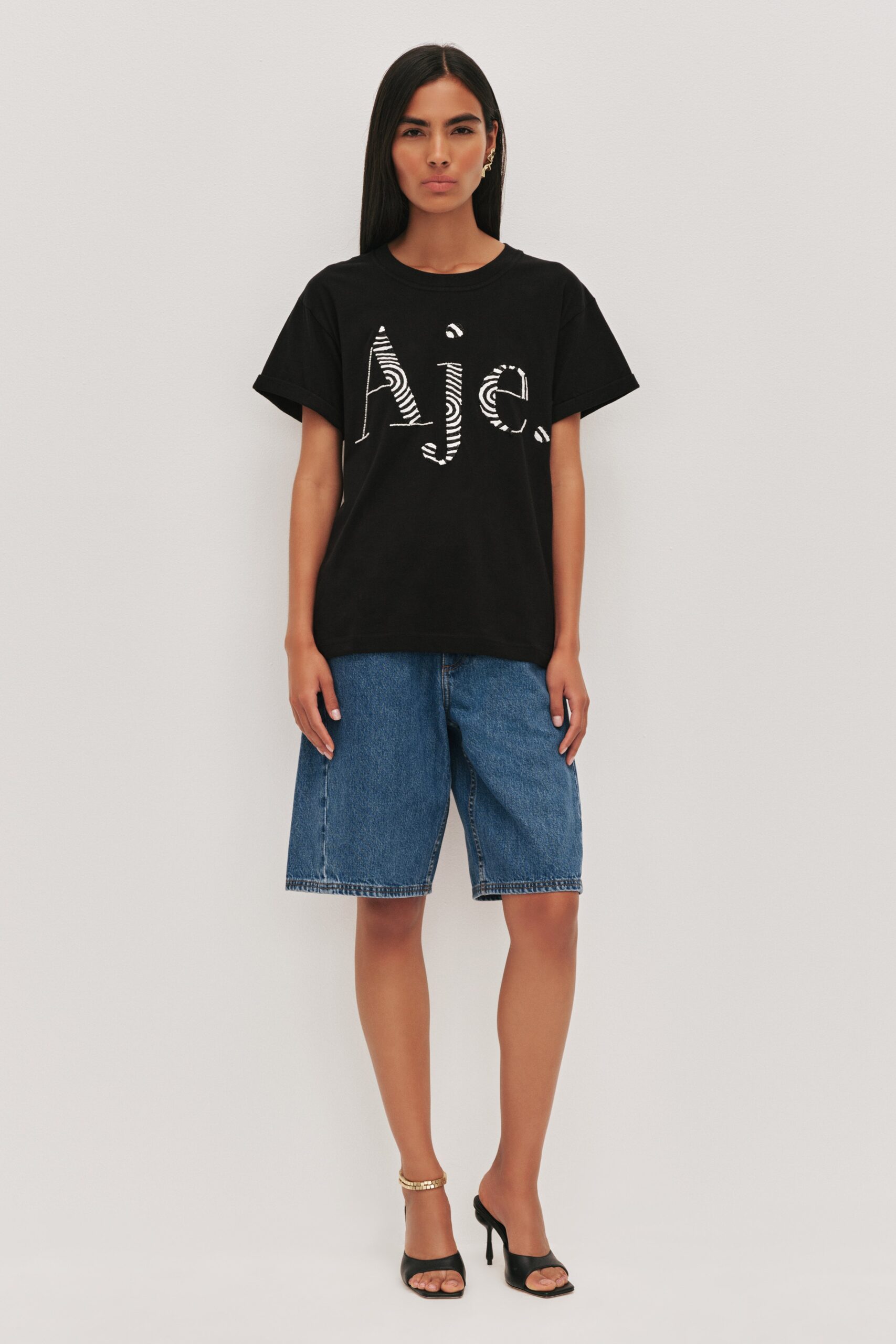 Aje Core Raffia Logo Tee - Image 1