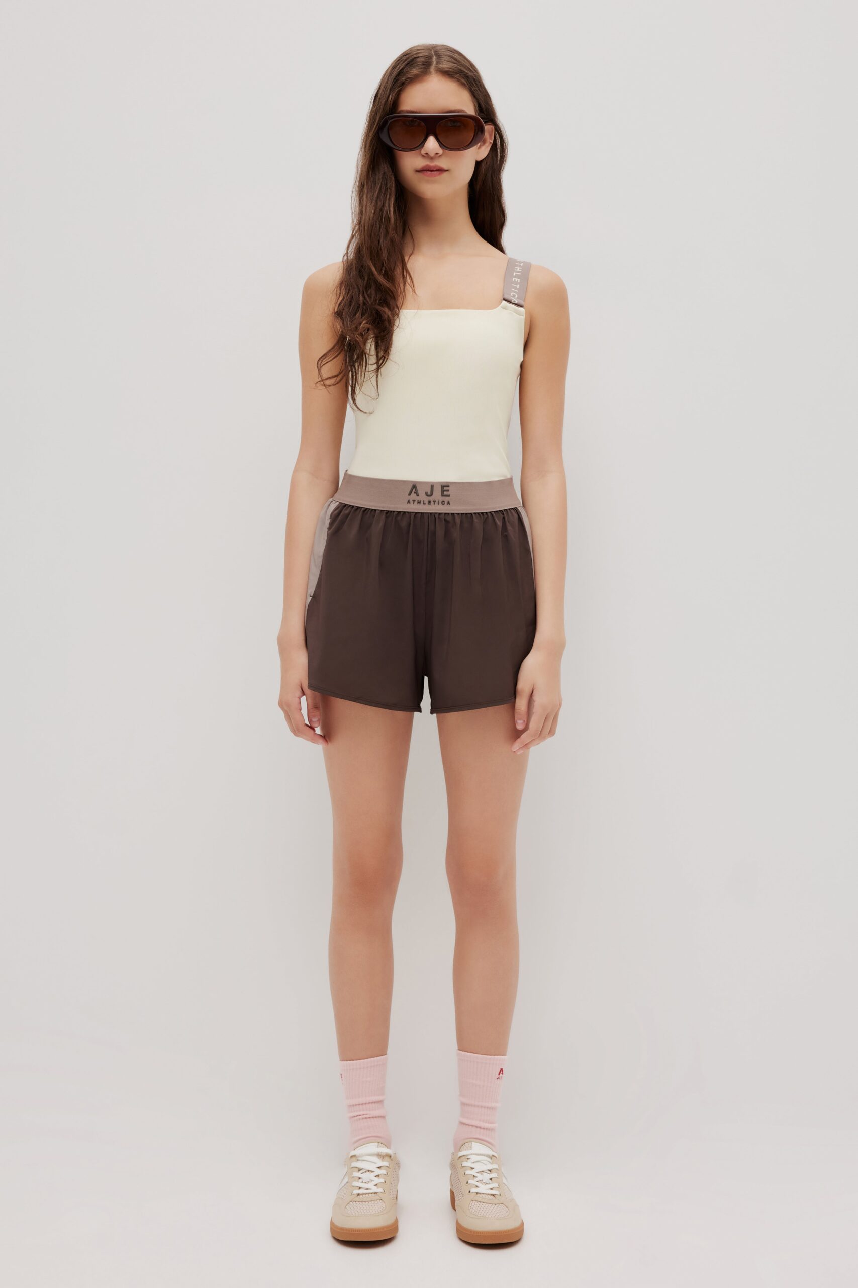 Aje Contrast Running Short 643 - Image 1